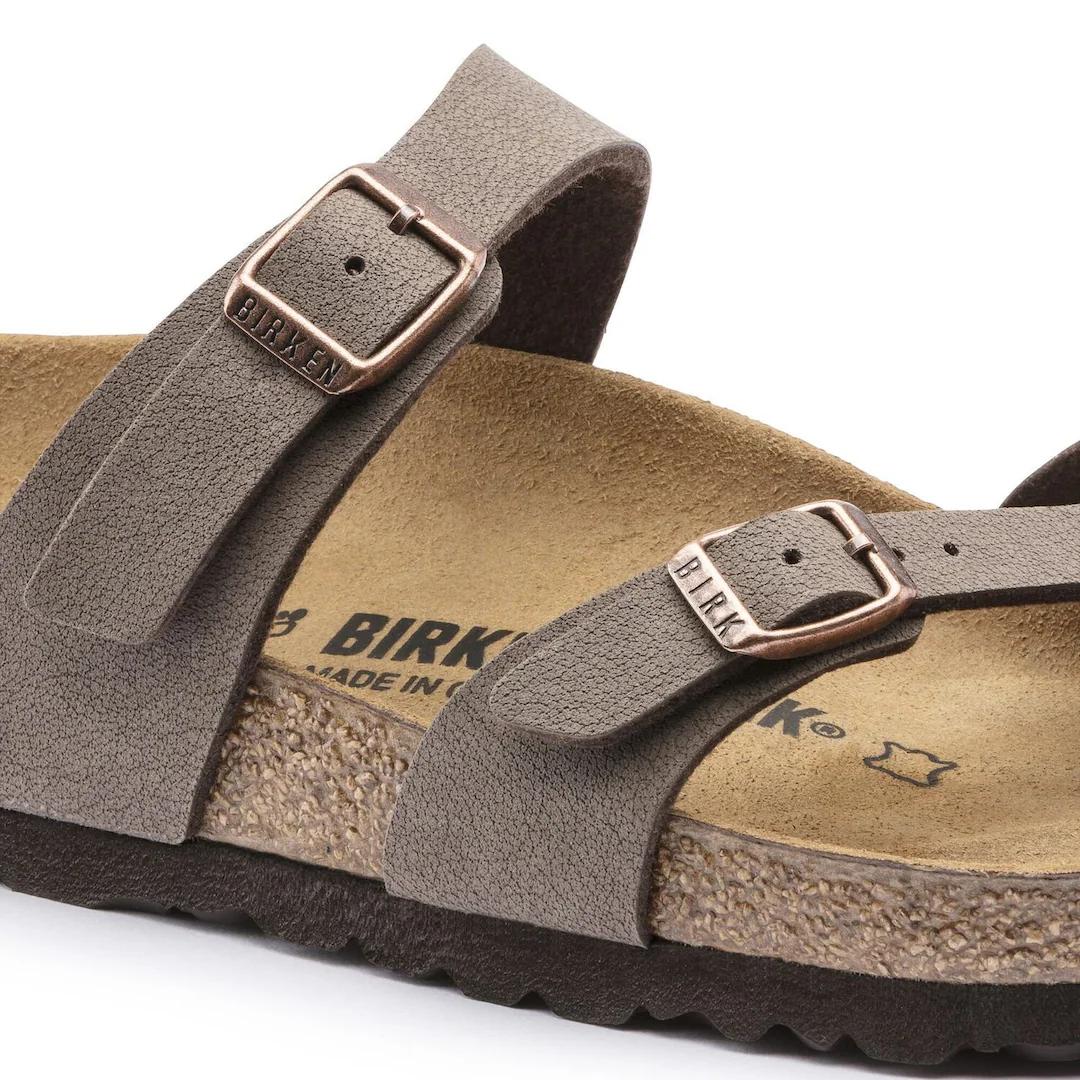 Birkenstock ciabatta unisex con infrapollice e faccetta regolabile in birko flor