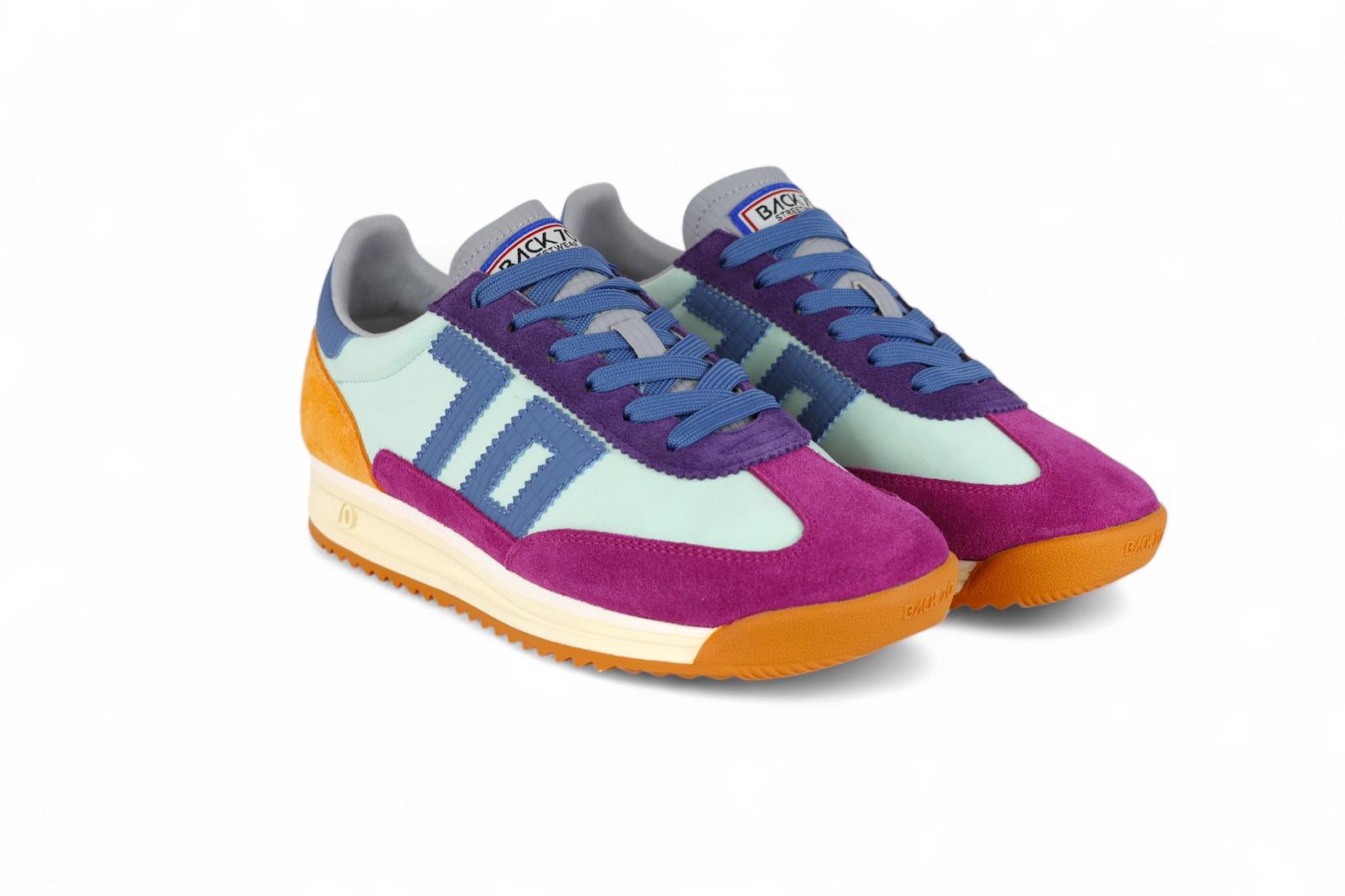 Back 70 sneaker donna in tessuto e suede multicolore