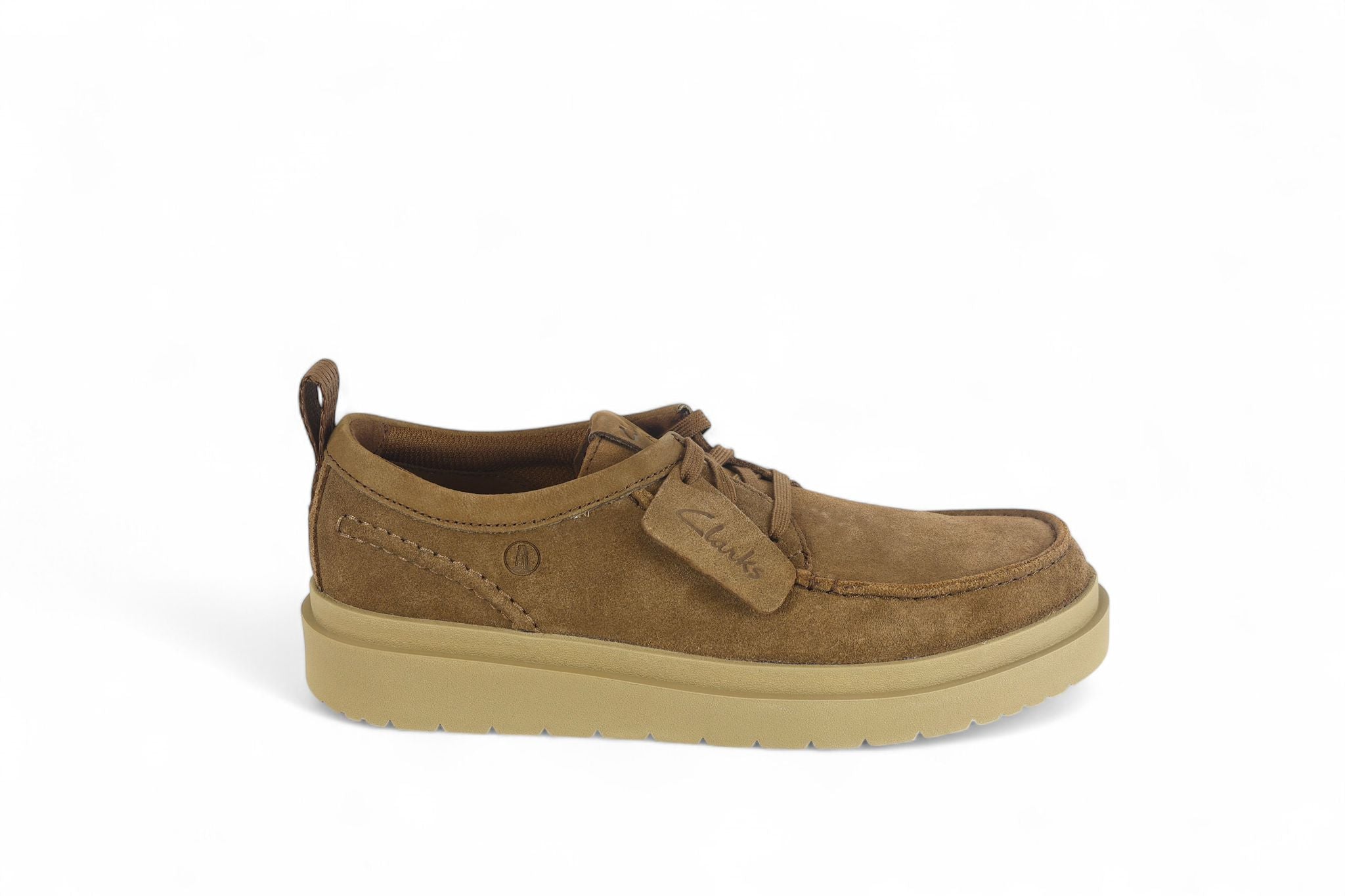 Clarks scarpa uomo allacciata in suede cola