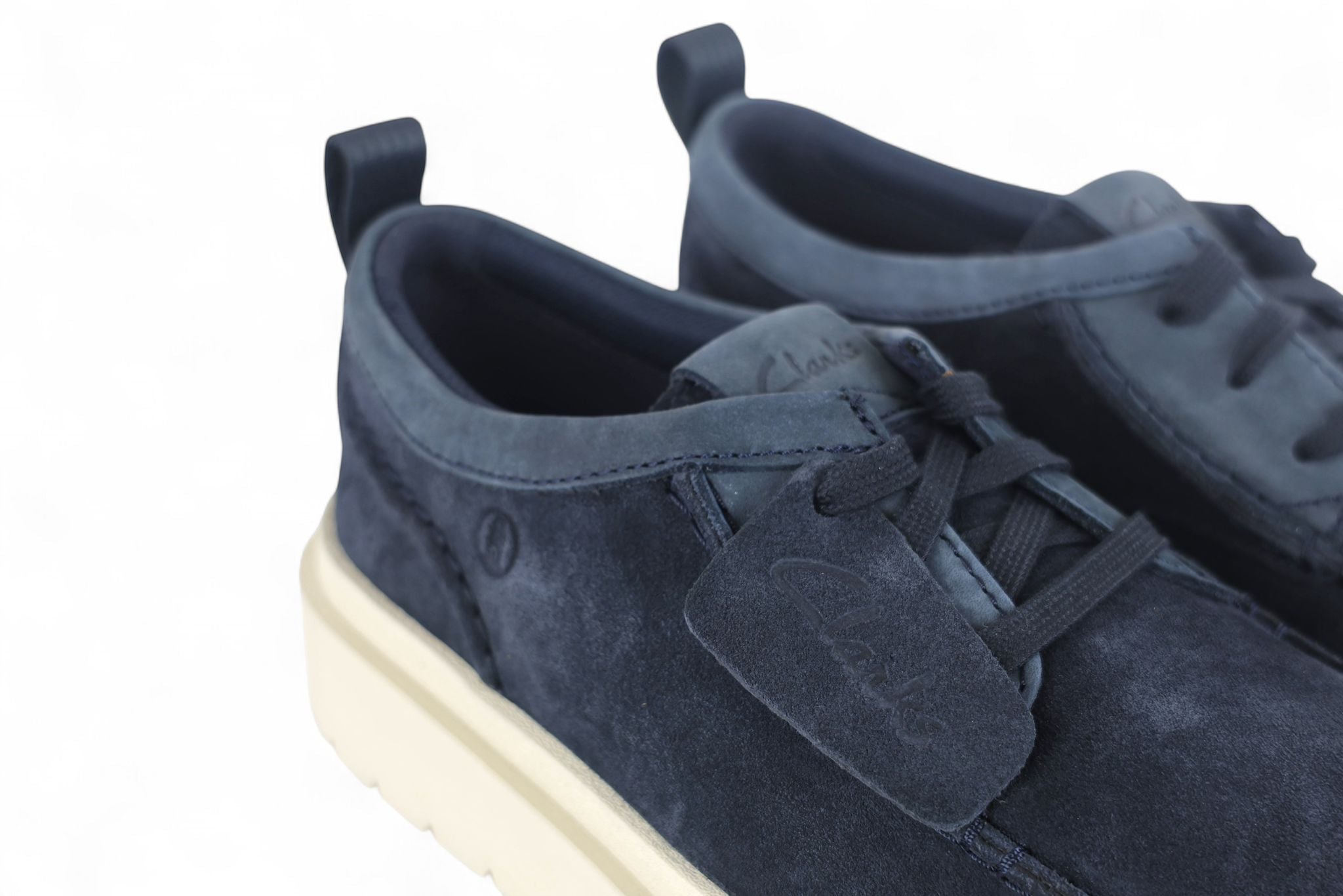 Clarks scarpa uomo allacciata in suede navy