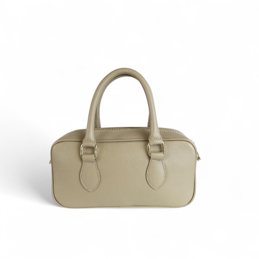 Cecile MI borsa donna in pelle taupe matelassé