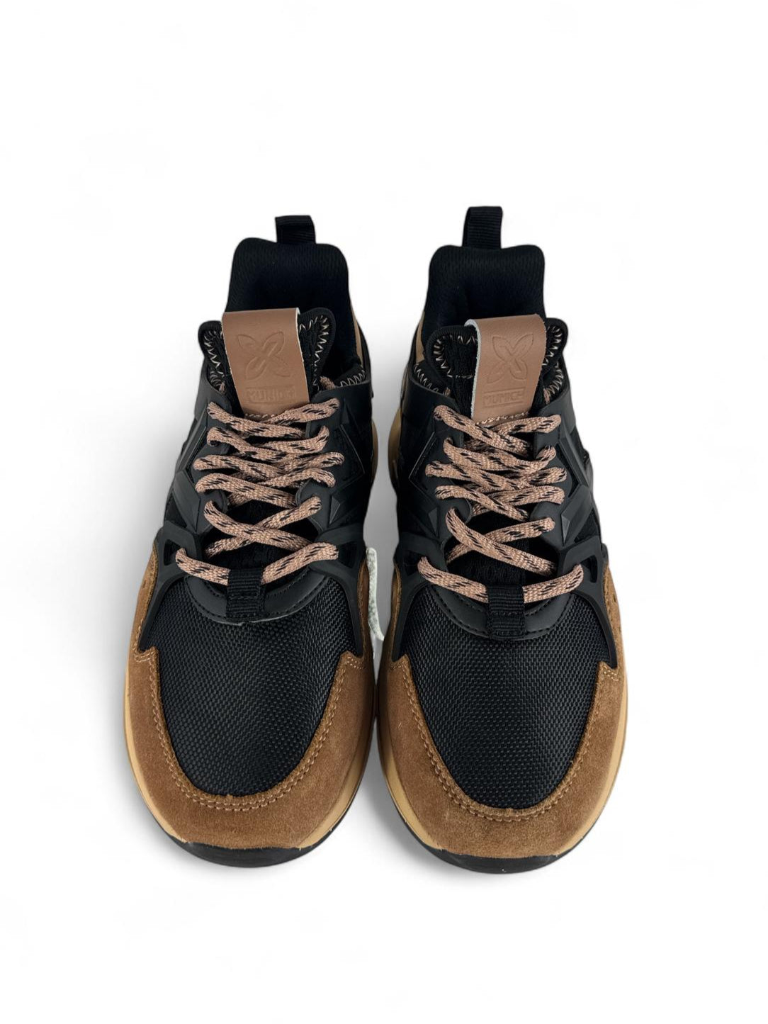 MUNICH Sneakers donna animalier Suola rialzata clik96 nero