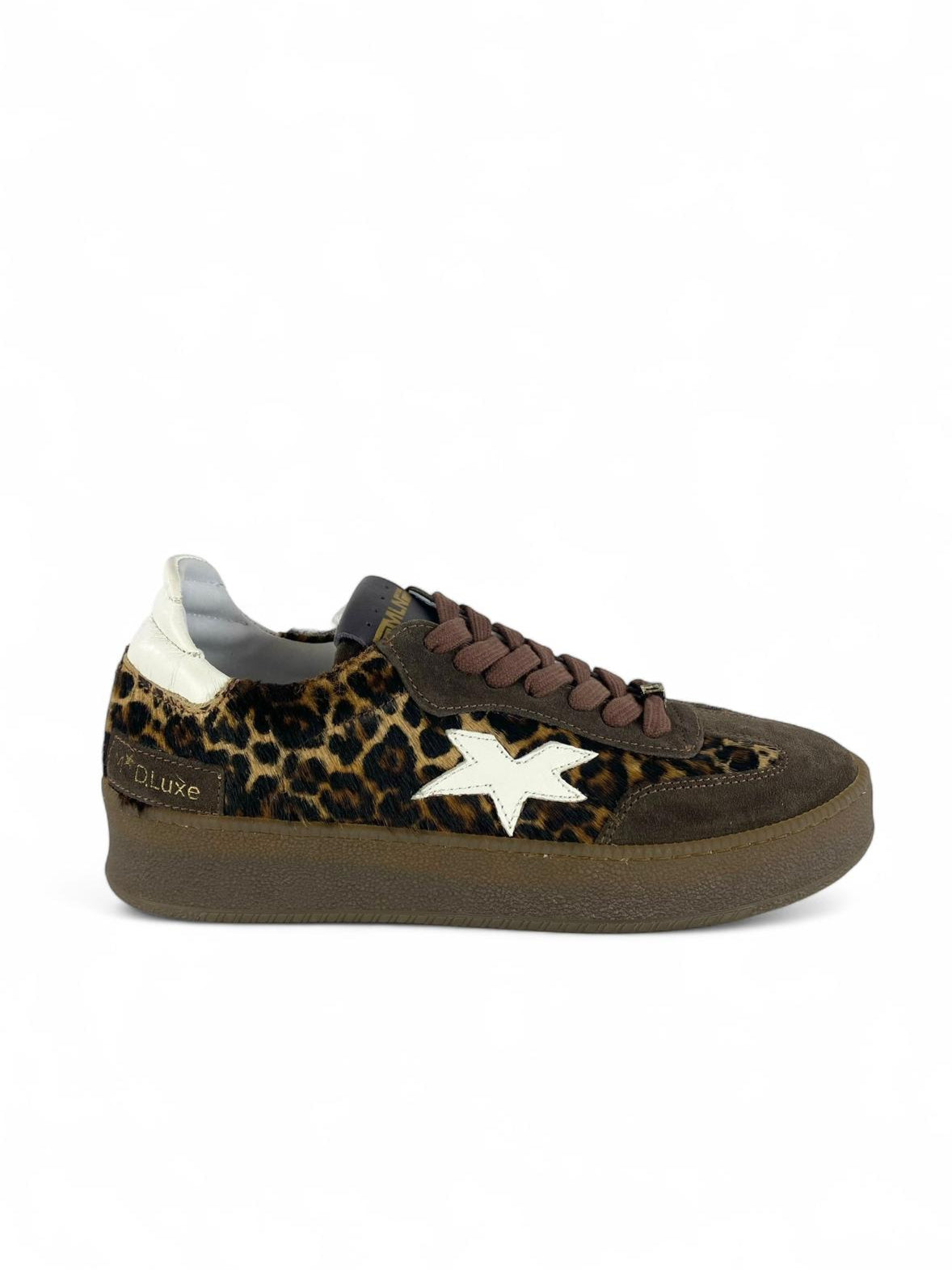MELINE Sneaker donna cavallino leopardato
