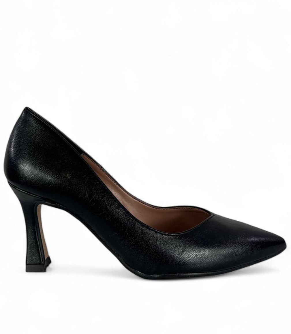 DIVINE FOLLIE Decollete donna in ecopelle 7cm nero