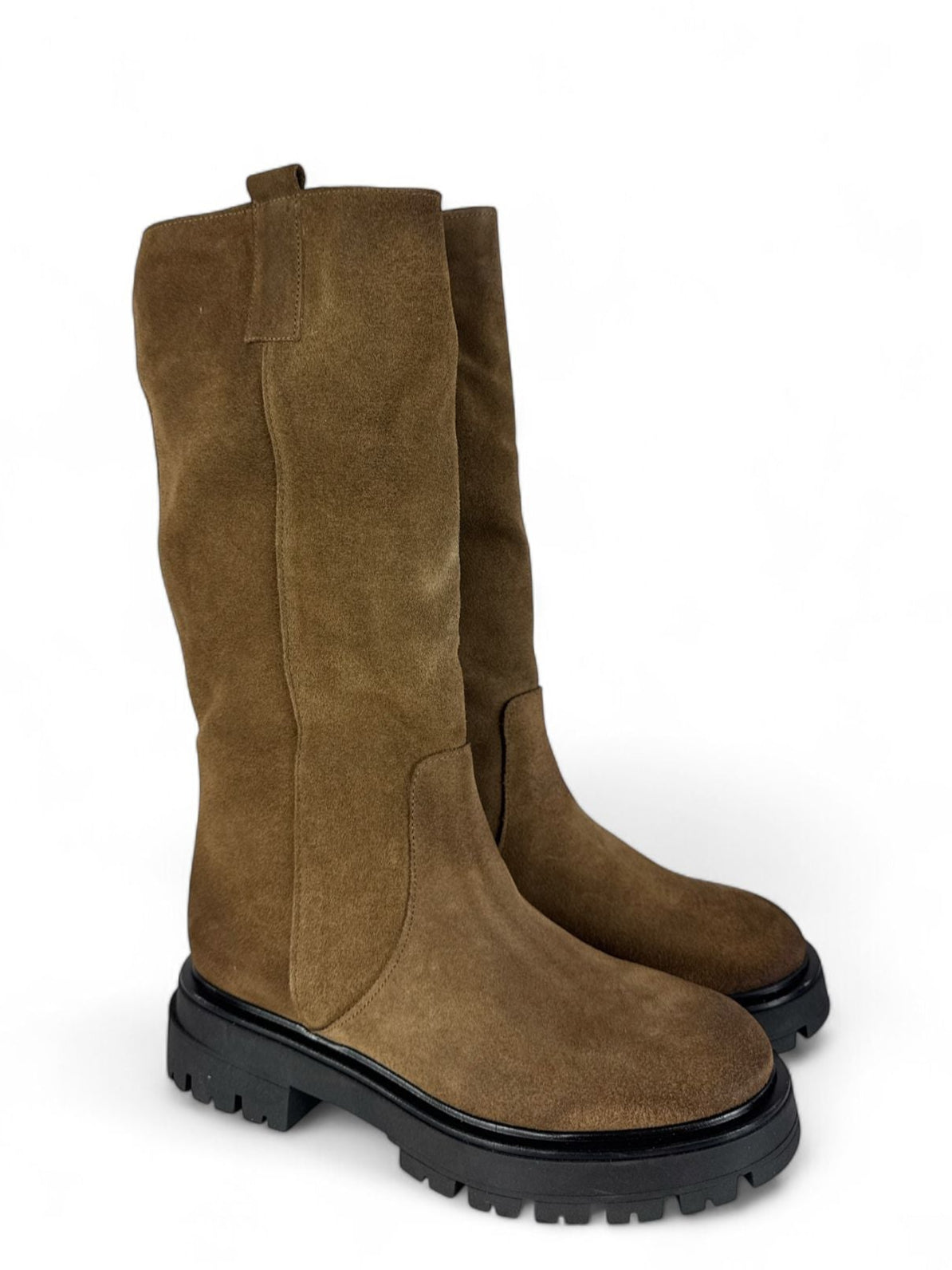 DIVINE FOLLIE Stivale donna in crosta taupe