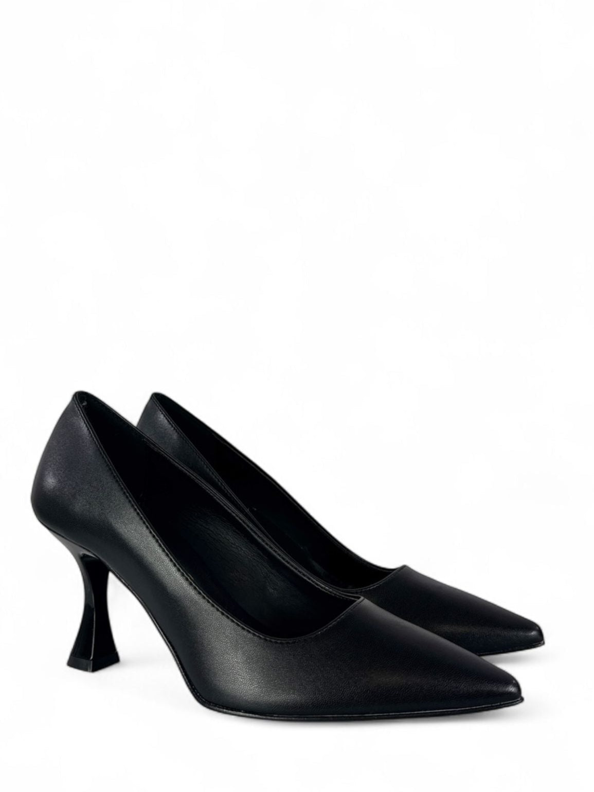 BOTTEGA LOTTI Décolleté in ecopelle 7cm nero