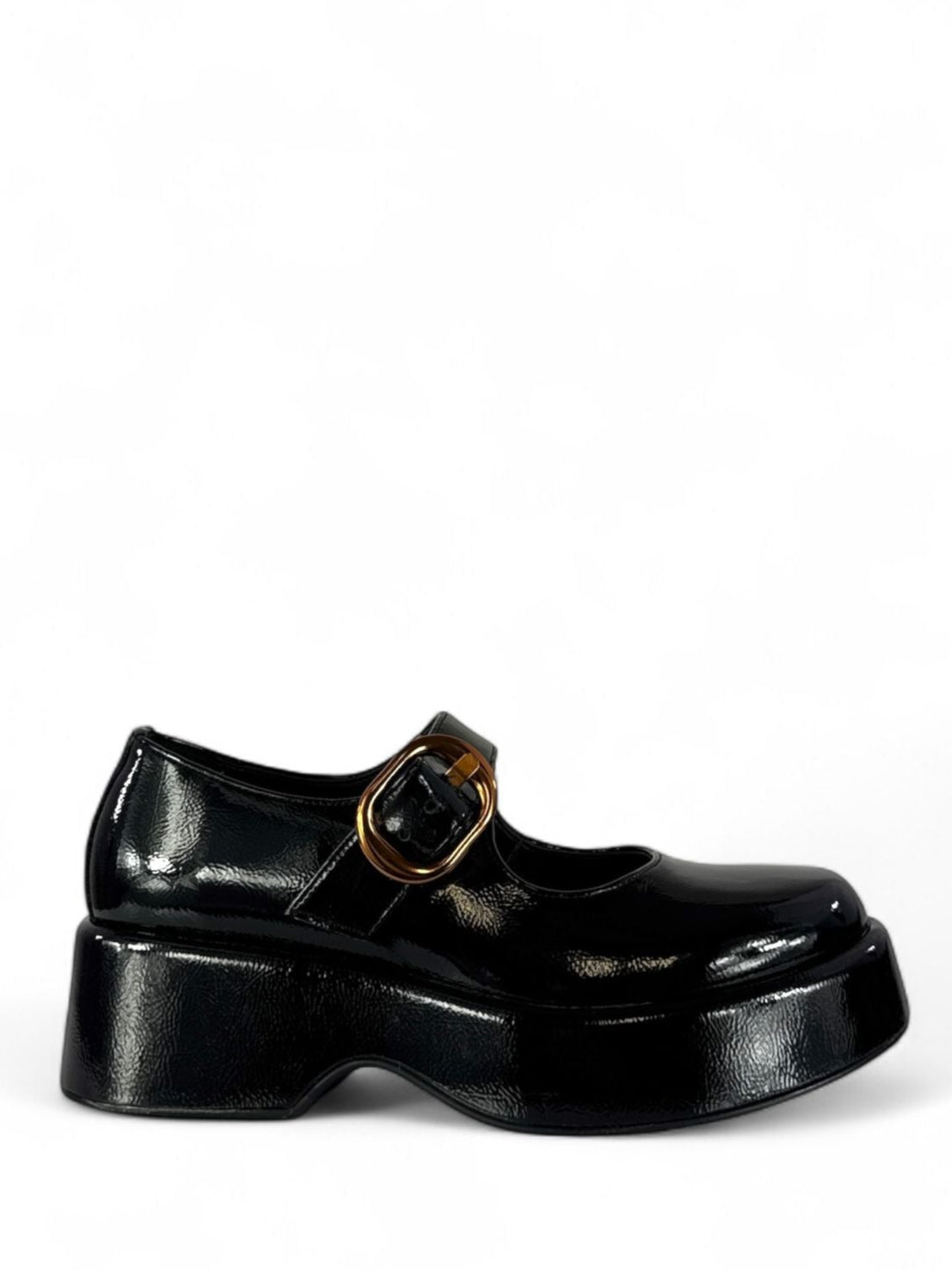 BOTTEGA LOTTI Scarpa donna modello may jane in ecopelle NERO