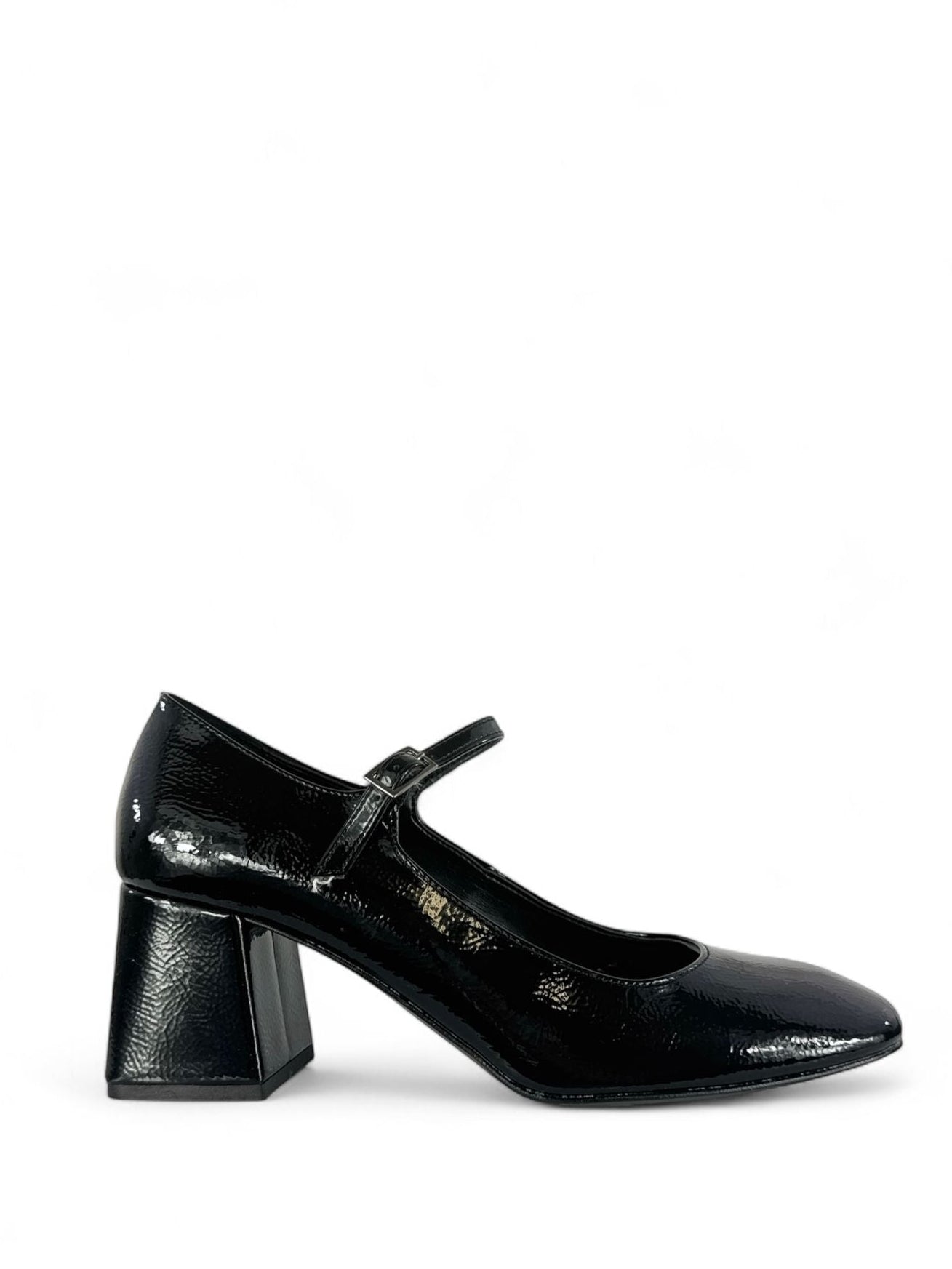 BOTTEGA LOTTI Scarpa modello mary jane in ecopelle 6cm nero