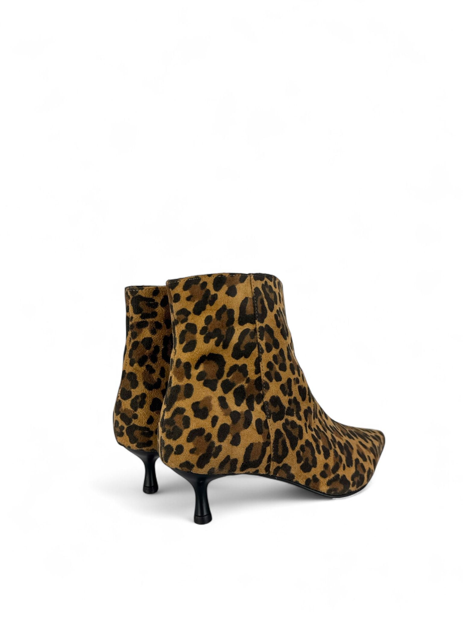 EXÈ Tronchetto donna in eco camoscio 4cm leopardo