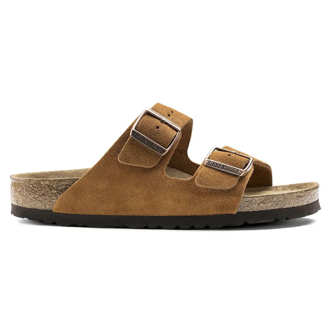Birkenstock Ciabatta unisex pelle scamosciata mink