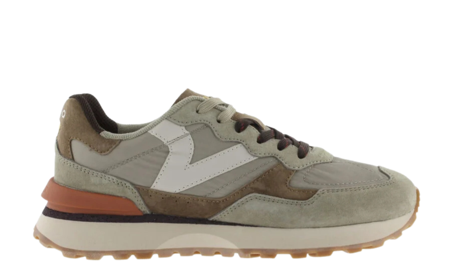 VICTORIA Sneaker uomo modello running taupe