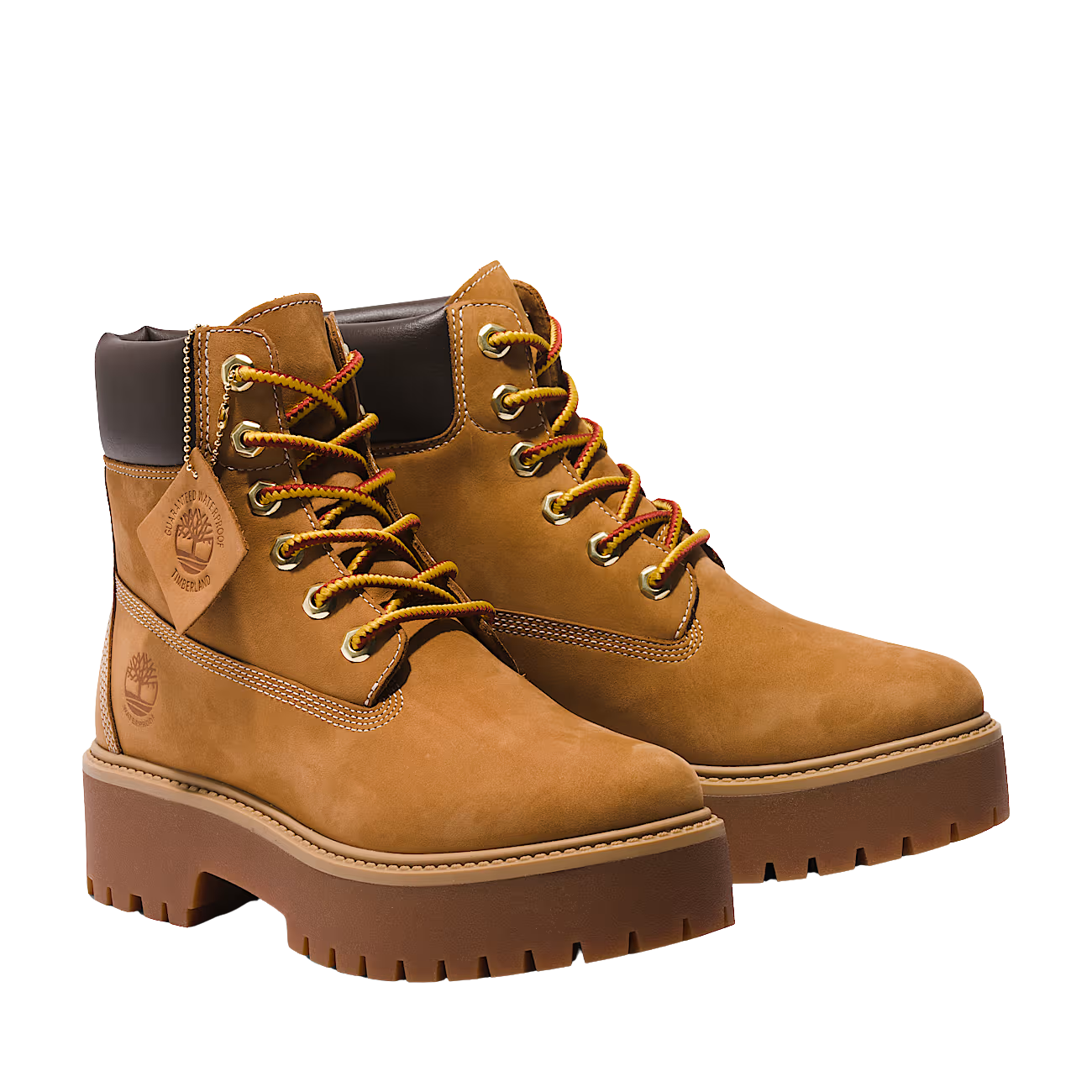 TIMBERLAND Stivale con Plateau Stone Street 6-Inch giallo