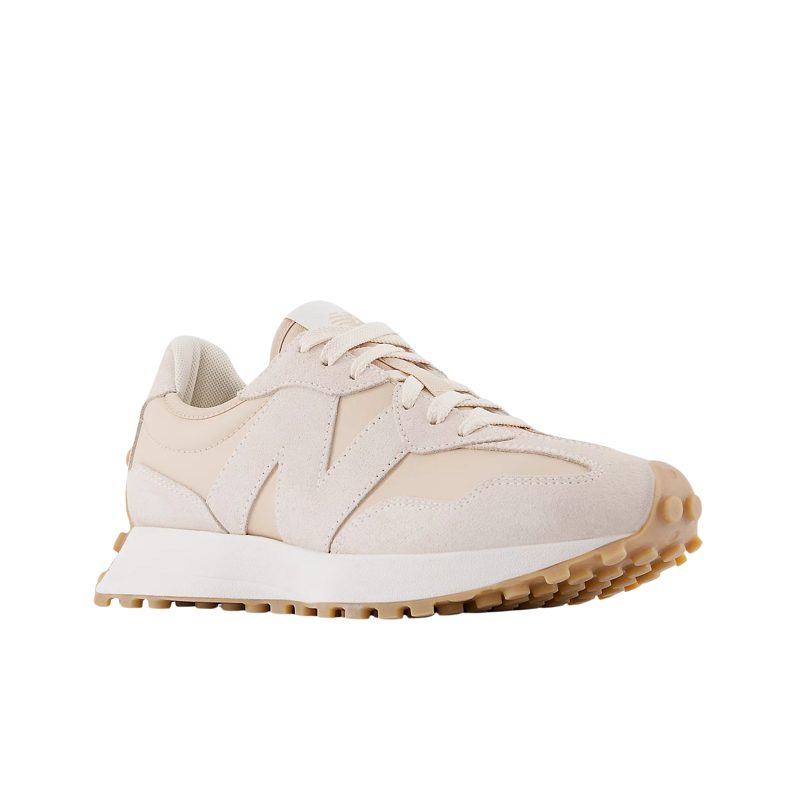 NEW BALANCE Sneaker in stile retro Materiale suede ecopelle panna