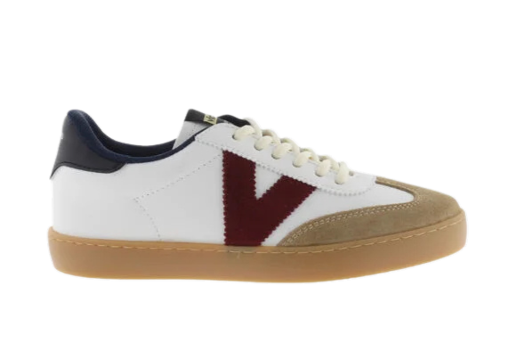 VICTORIA Sneaker donna in pelle e suede marino