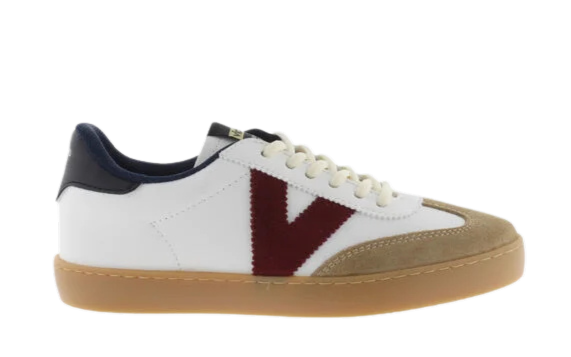 VICTORIA Sneaker donna in pelle e suede marino