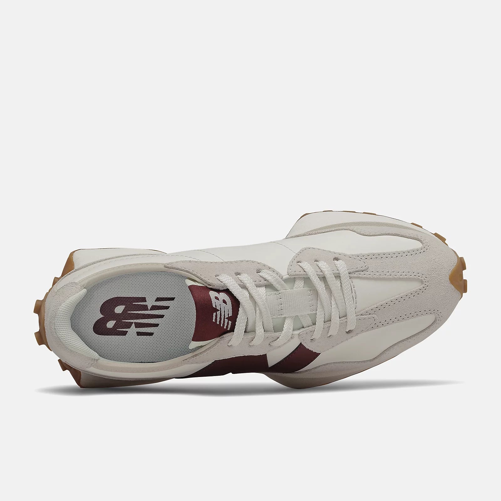 New Balance sneaker donna 327 Bianco e Bordeaux