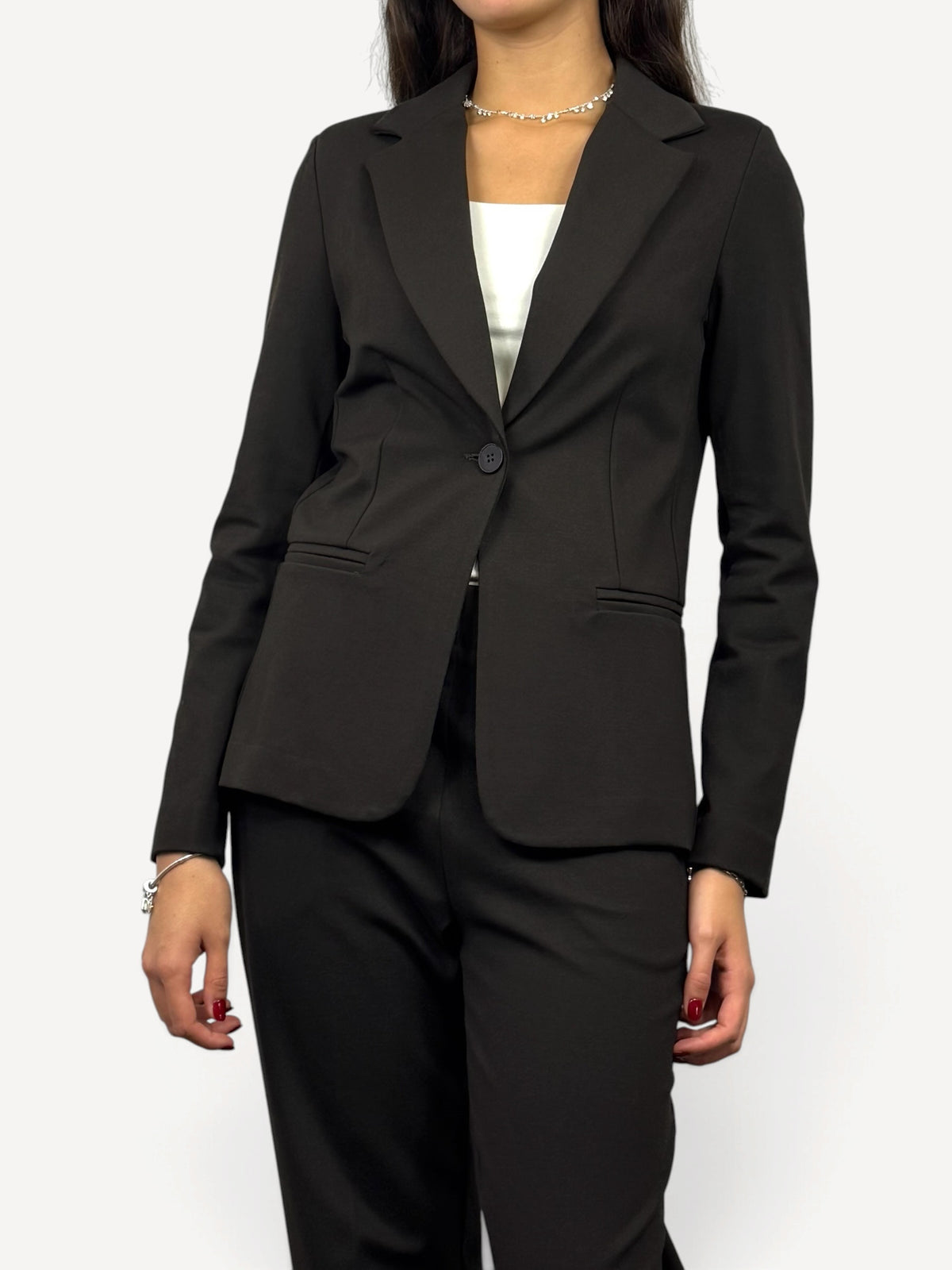 SUSY MIX BLAZER TESSUTO PUNTO MILANO MORO