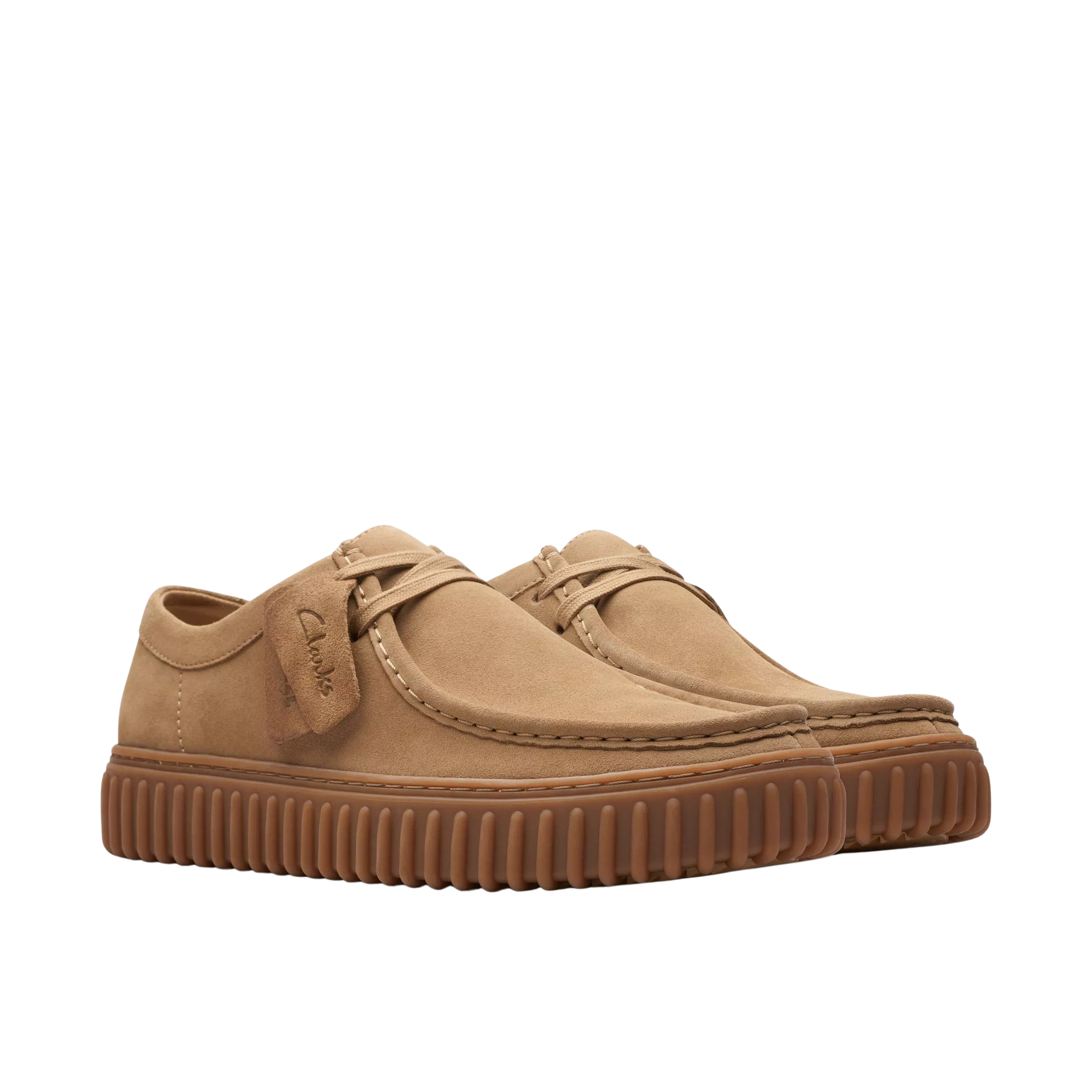 CLARKS Scarpa uomo torhill lo camoscio sabbia scura
