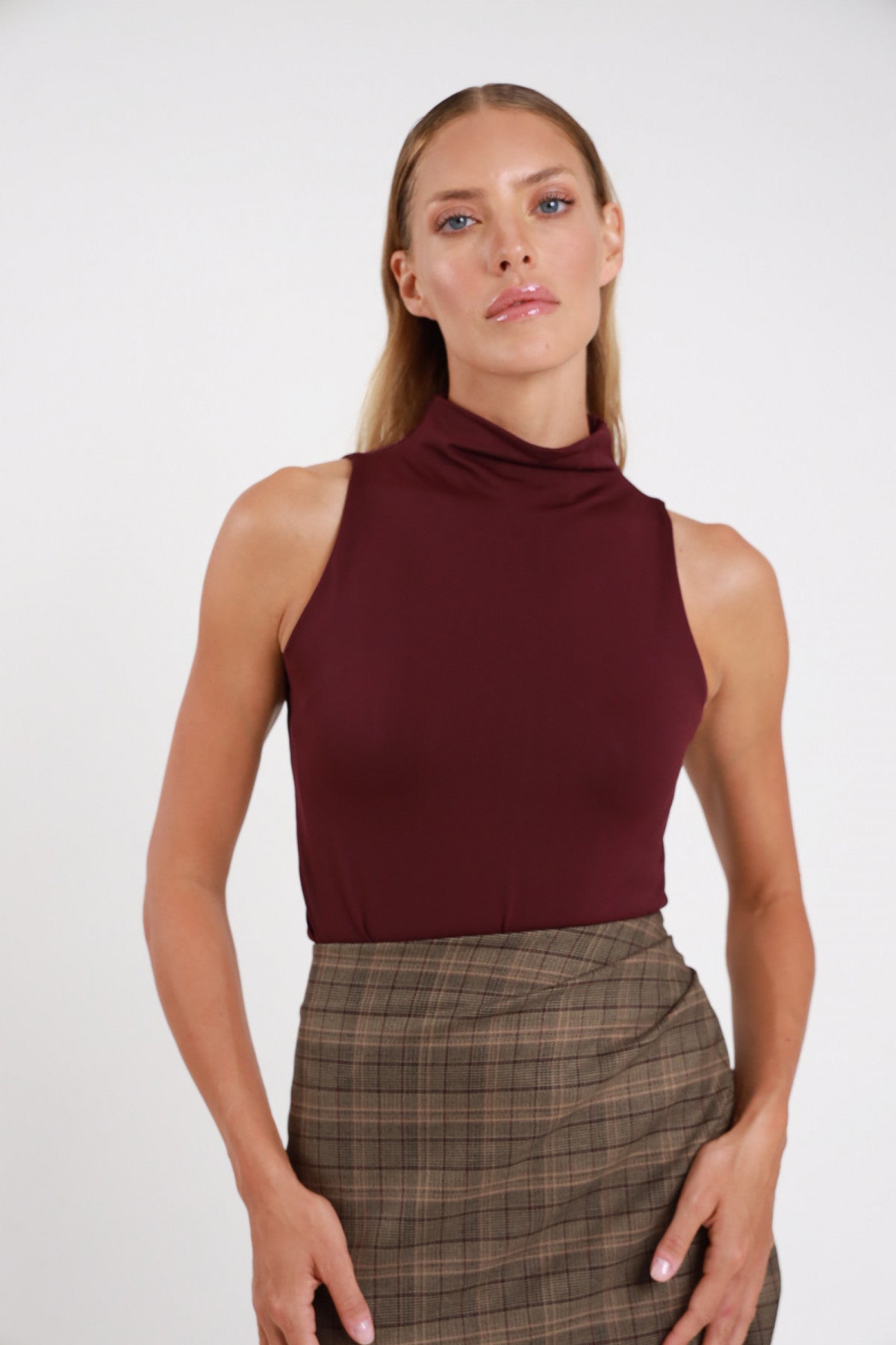 SUSY MIX TOP TACTEL BORDEAUX