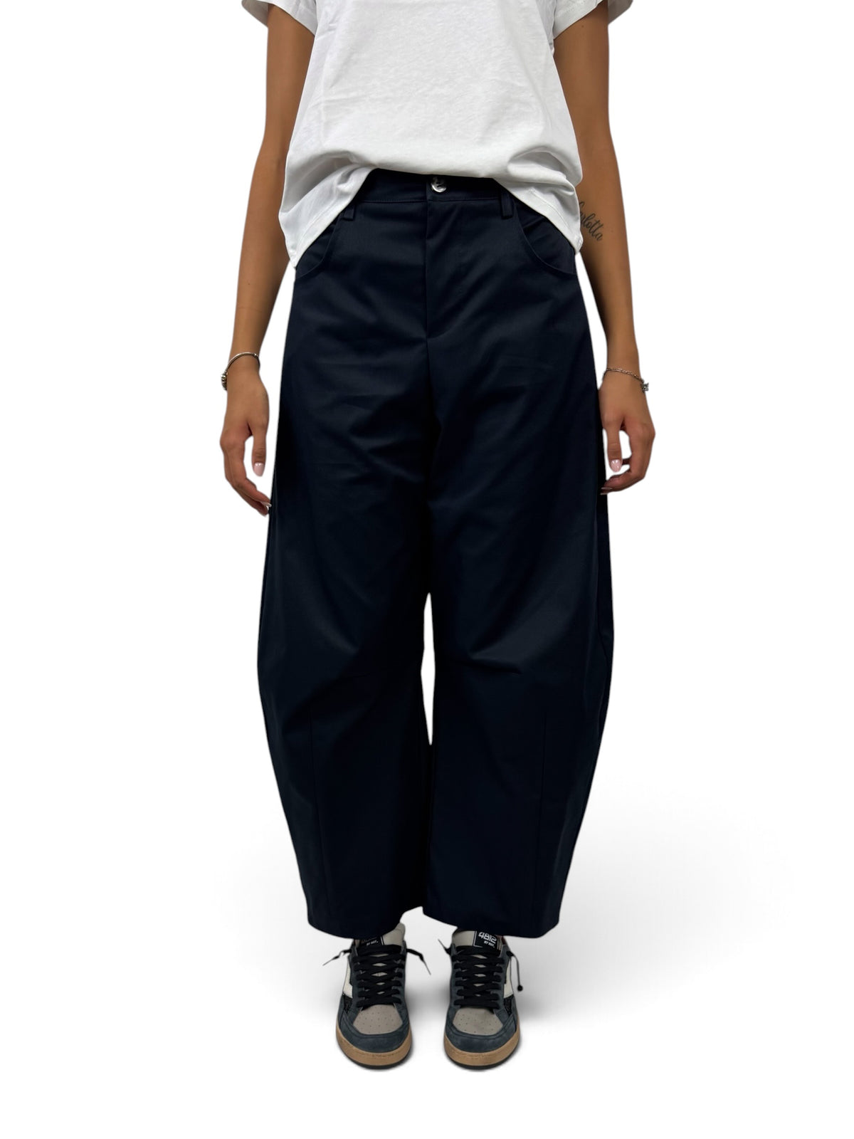SUSY MIX PANTALONE BARREL BLU
