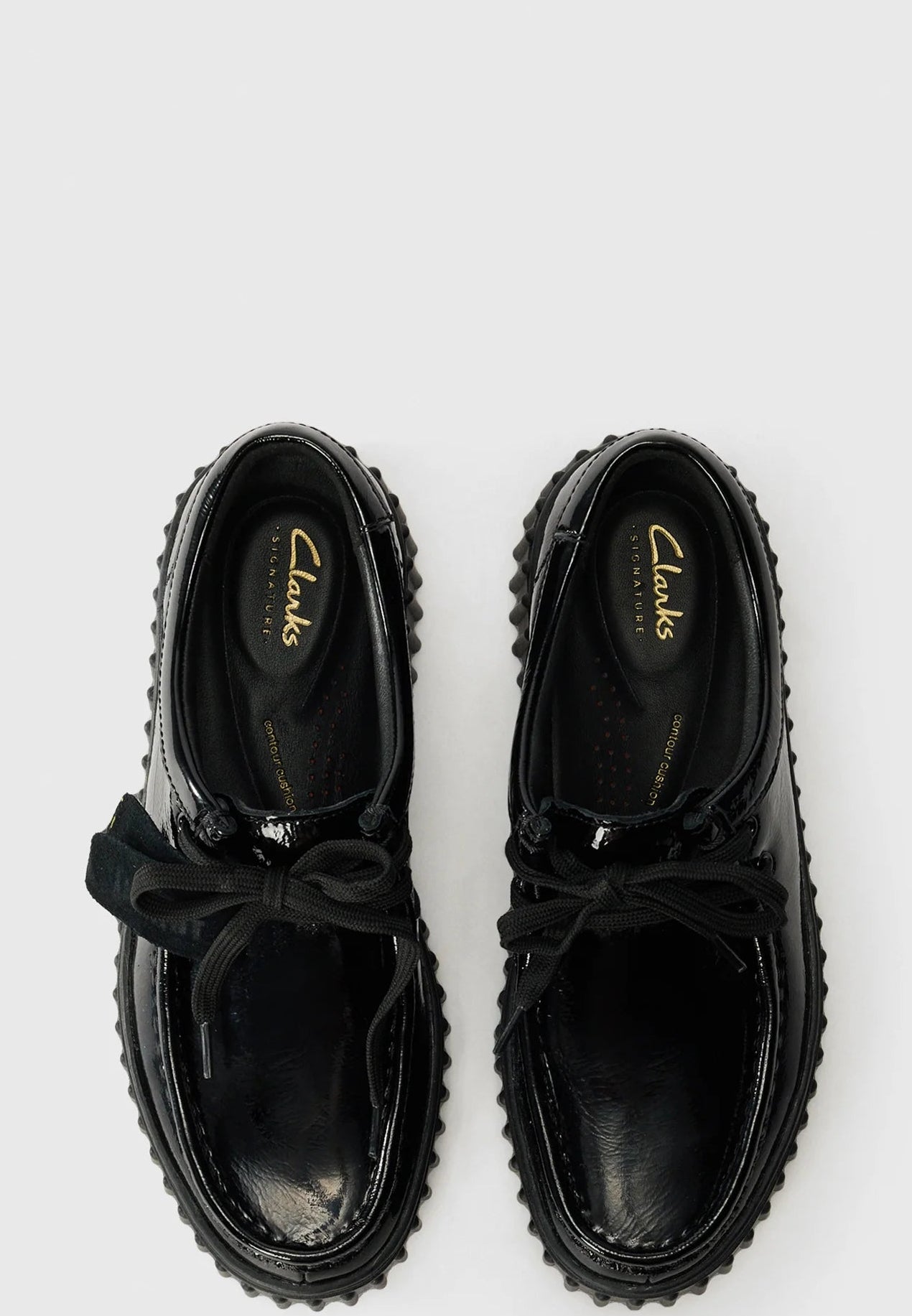 CLARKS INGEGNERE VERNICIATO NERO