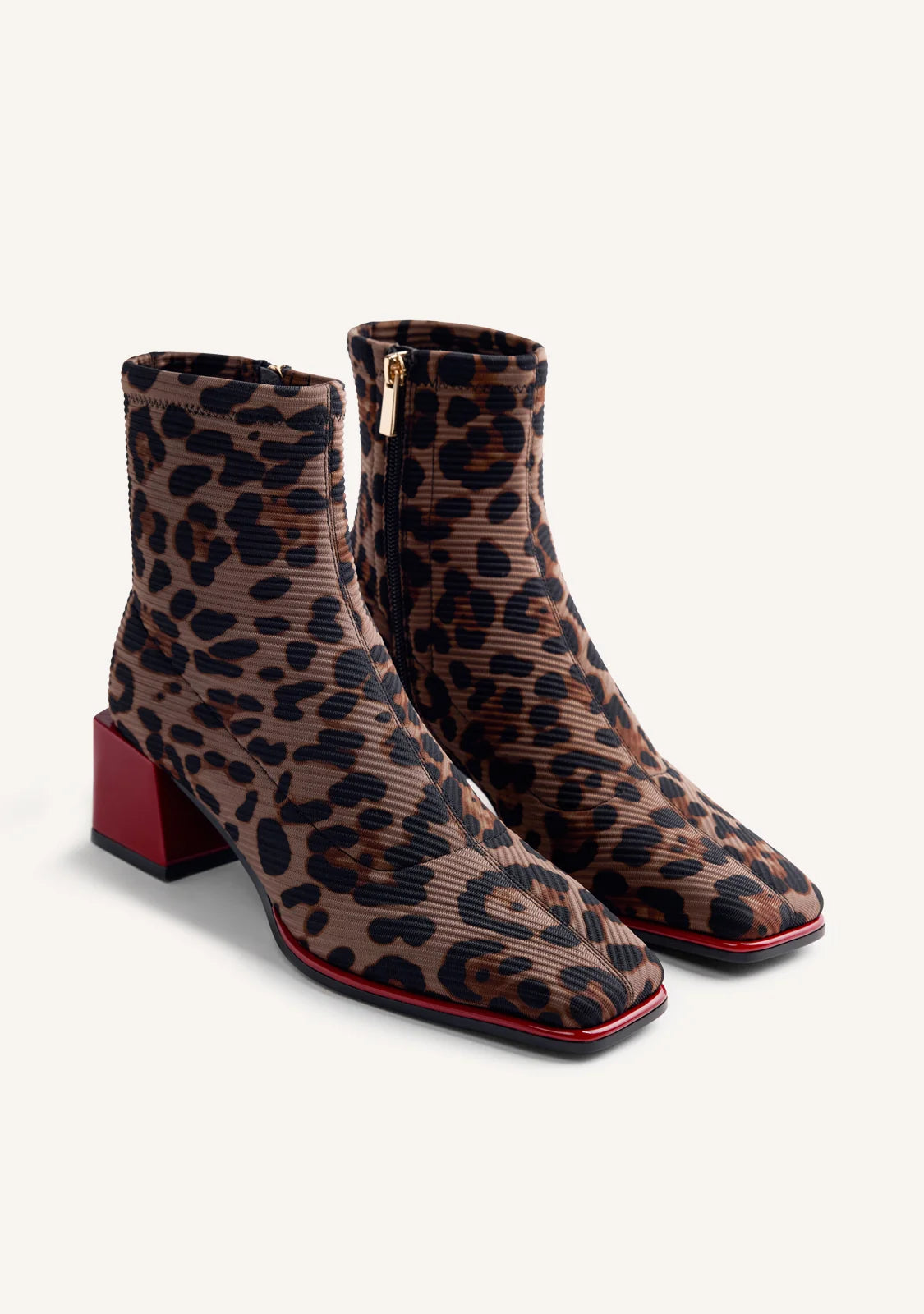 GIOSEPPO STIVALETTI ELASTICI CON STAMPA LEOPARD