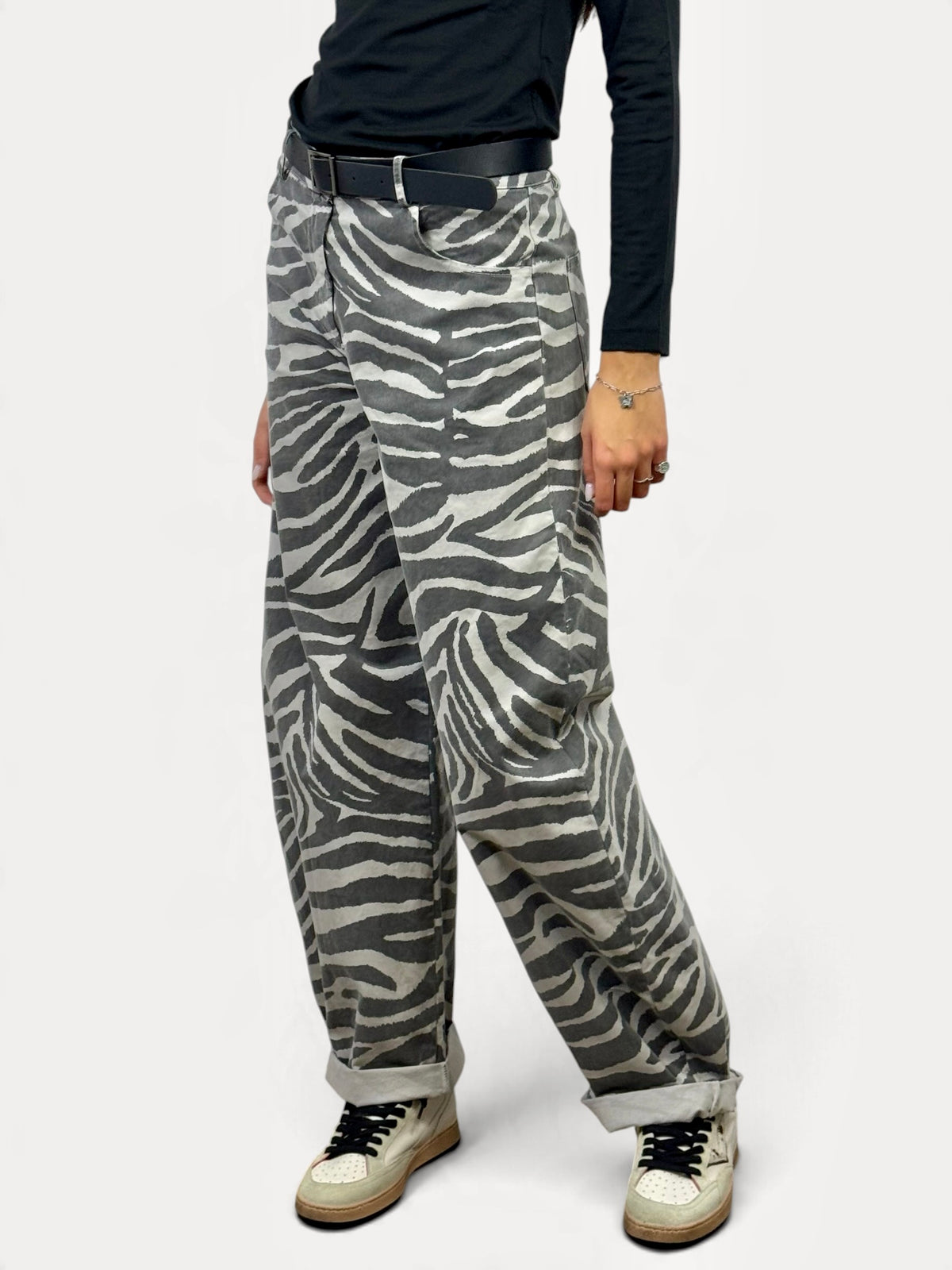 SUSY MIX PANTALONE ZEBRATO