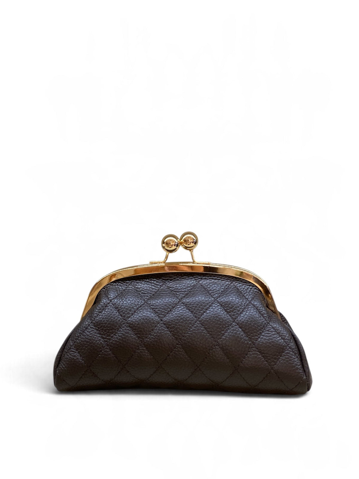 SUSY MIX POCHETTE CLUTCH TRAPUNTATO TESTA DI MORO