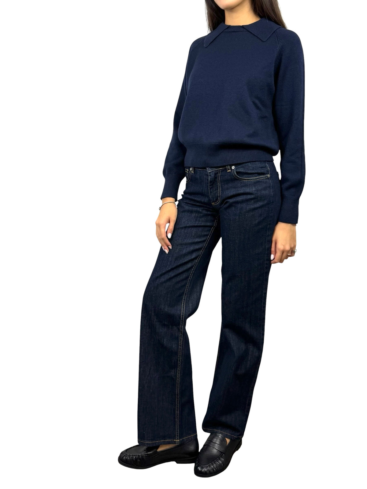 SUSY MIX MAGLIA POLO BLU