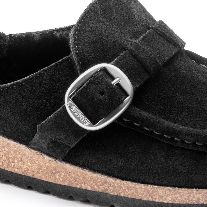 Birkenstock Buckley pelliccia di agnello Shearling Black