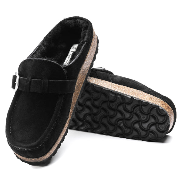 Birkenstock Buckley pelliccia di agnello Shearling Black