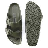 Birkenstock Ciabatta uomo 2 fasce in Eva khaki