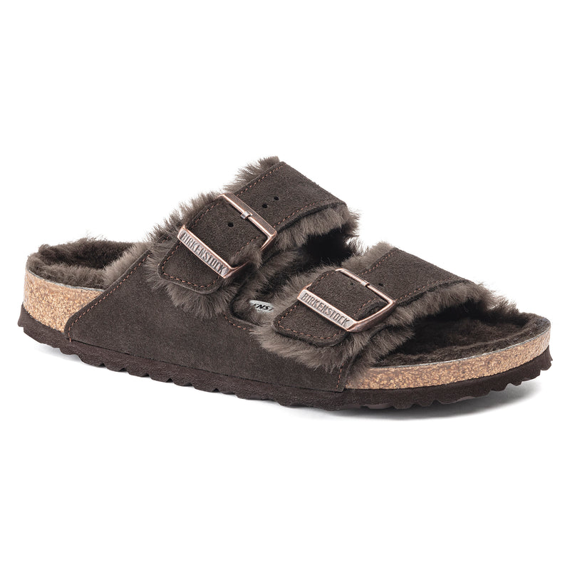 Birkenstock Arizona pelliccia di agnello Shearling Mocha