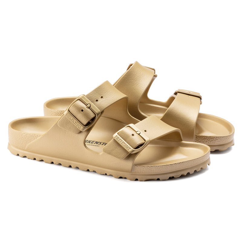 Birkenstock Ciabatta donna 2 fasce in Eva gold