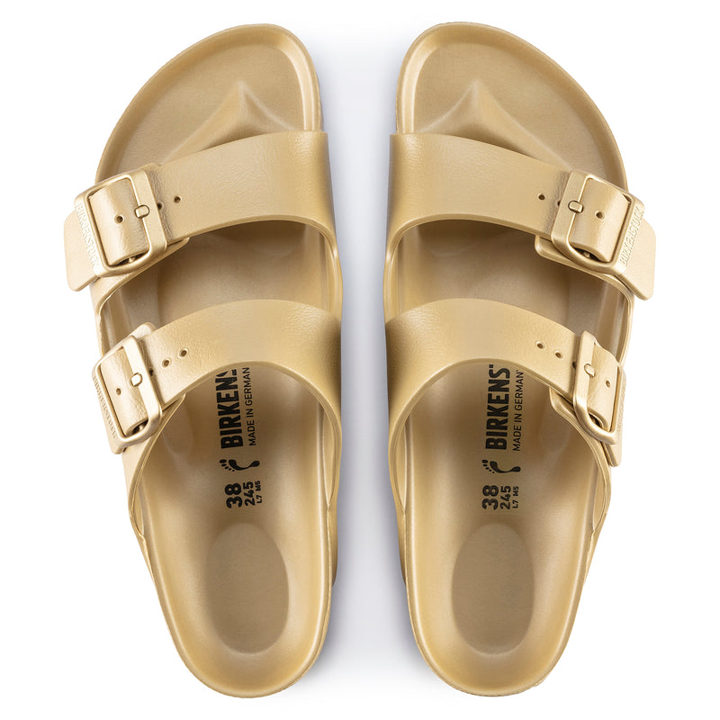 Birkenstock Ciabatta donna 2 fasce in Eva gold