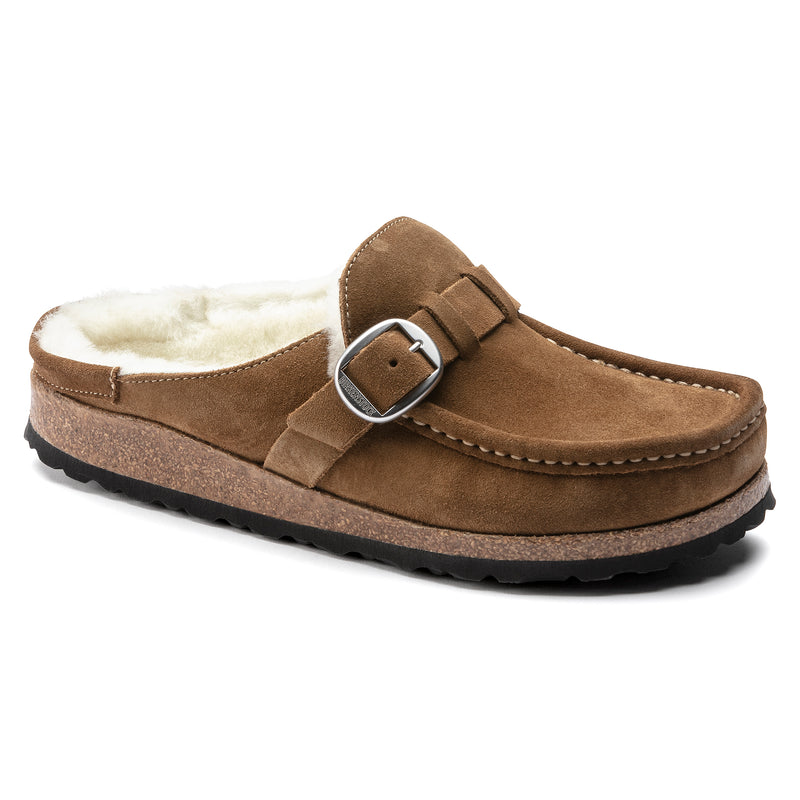 Birkenstock Buckley pelliccia di agnello Shearling Tea