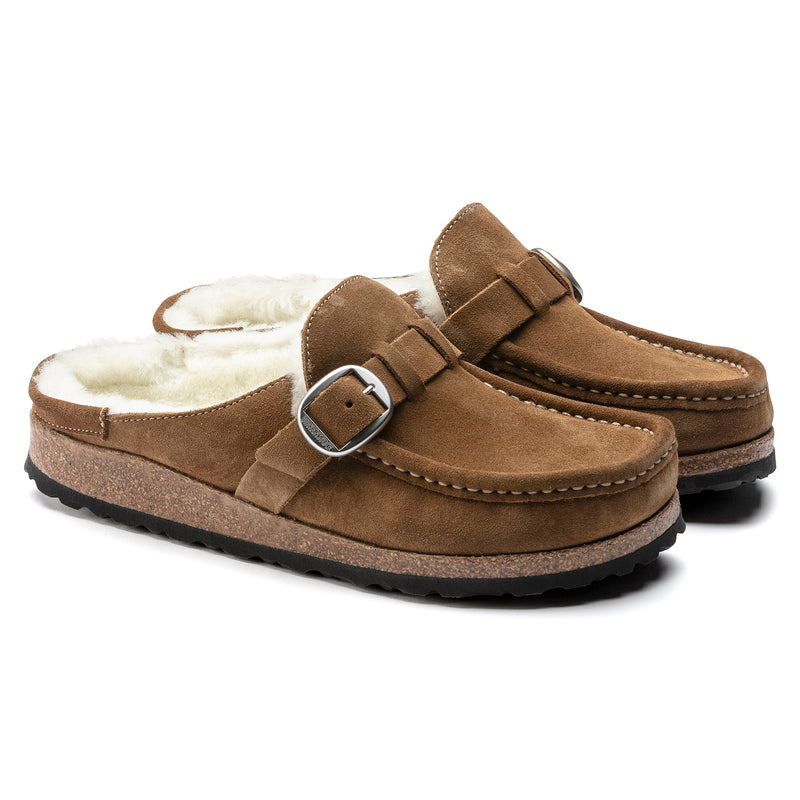 Birkenstock Buckley pelliccia di agnello Shearling Tea