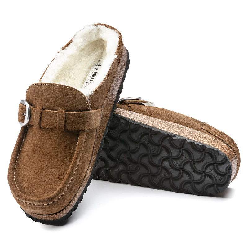 Birkenstock Buckley pelliccia di agnello Shearling Tea