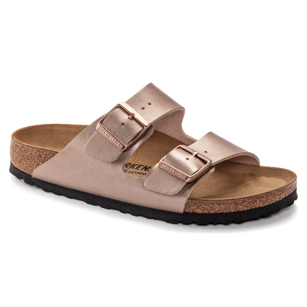 Birkenstock Ciabatta donna 2 fasce birko flor laminato copper