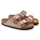 Birkenstock Ciabatta donna 2 fasce birko flor laminato copper