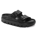 Birkenstock Ciabatta donna pap chunky in pelle naturale nero