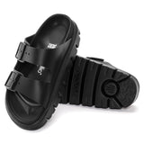 Birkenstock Ciabatta donna pap chunky in pelle naturale nero