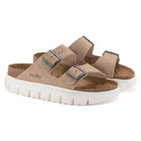 Birkenstock Ciabatta Donna Arizona chunky scamosciata sabbia