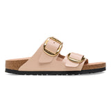 Birkenstock Ciabatta Donna Arizona big buckle shine new beige