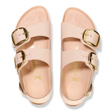 Birkenstock Sandalo Donna Milano big buckle shine new beige