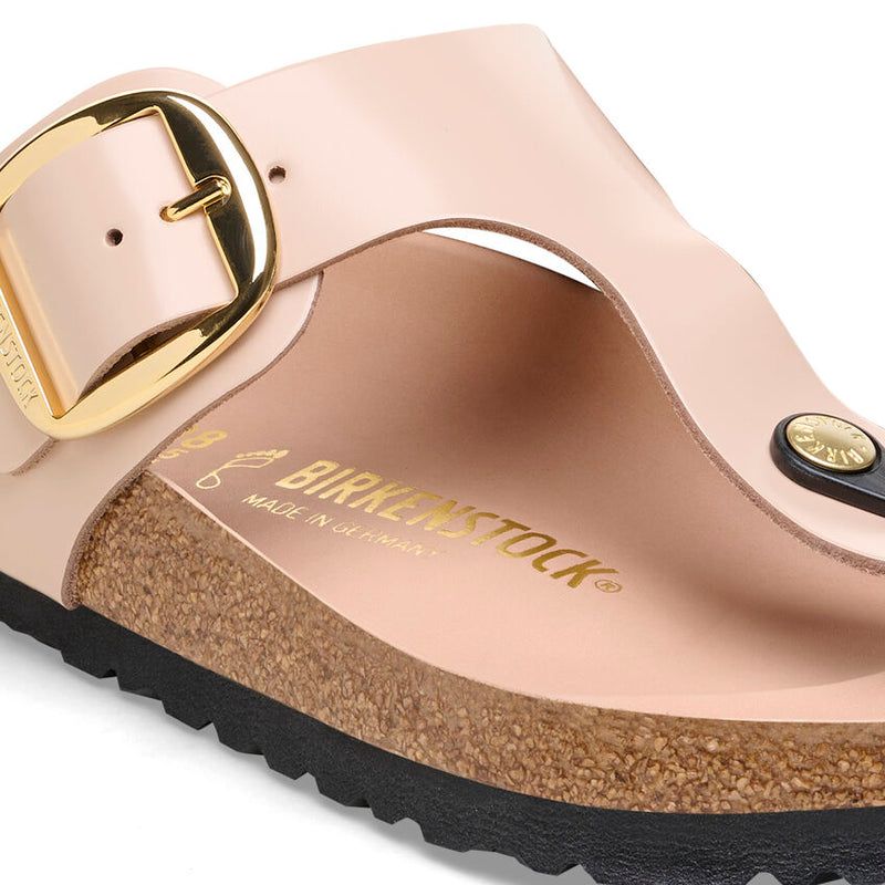 Birkenstock Ciabatta infradito Donna Gizeh big buckle beige