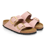 Birkenstock Ciabatta Donna Arizona big buckle nabuck soft pink