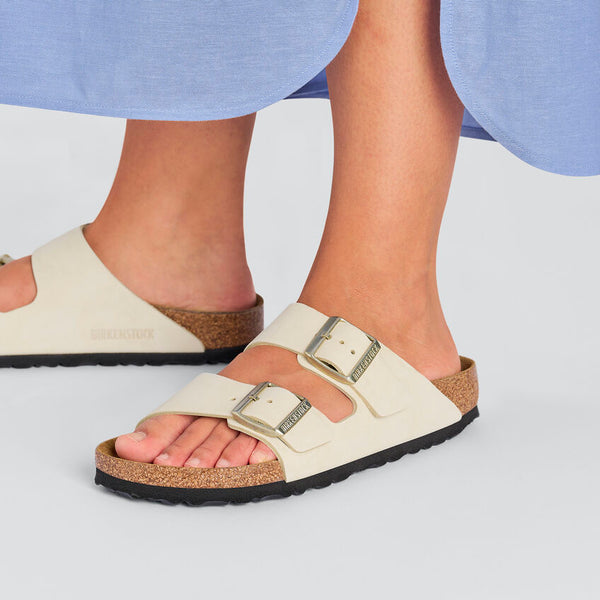 Birkenstock Ciabatta donna arizona nabuck ecru