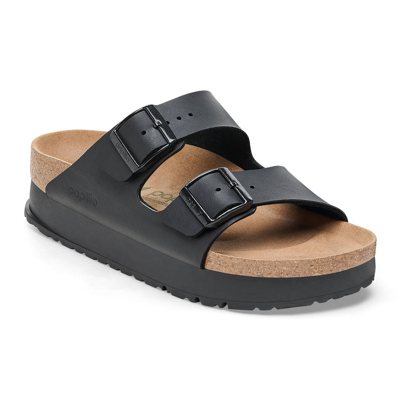 Birkenstock Ciabatta Donna pap flex platform birko flor Nero