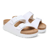 Birkenstock Ciabatta donna 2 fasce in birko flor bianco